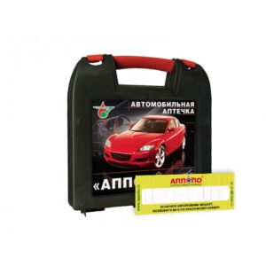 Аптечка первой помощи автомобильная АППОЛО-АВТО (пластиковый чемоданчик) по пр. № 260н от 24.05.24г